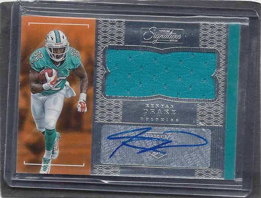 KENYAN DRAKE 2016 DONRUSS SIGNATURE SERIES ROOKIE JERSEY AUTO RC #276