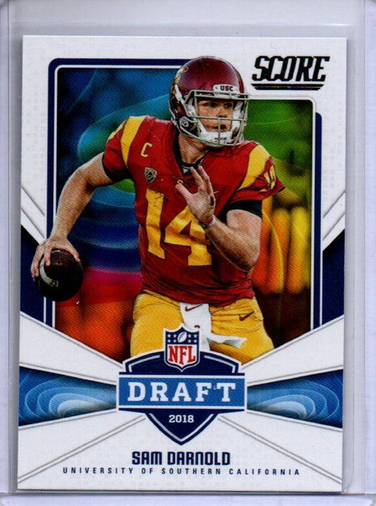 SAM DARNOLD 2018 PANINI SCORE DRAFT ROOKIE RC #1