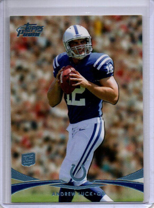 ANDREW LUCK 2012 TOPPS PRIME BLUE ROOKIE RC #1