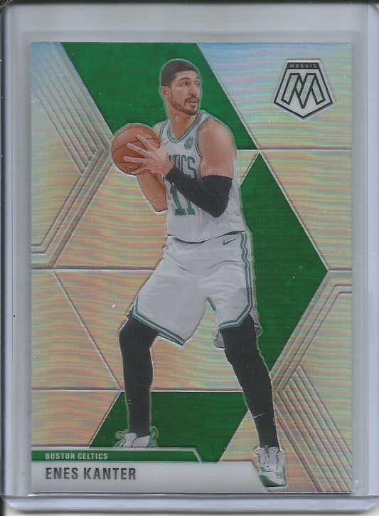 ENES KANTER 2019-20 PANINI MOSAIC SILVER PRIZM CELTICS #139