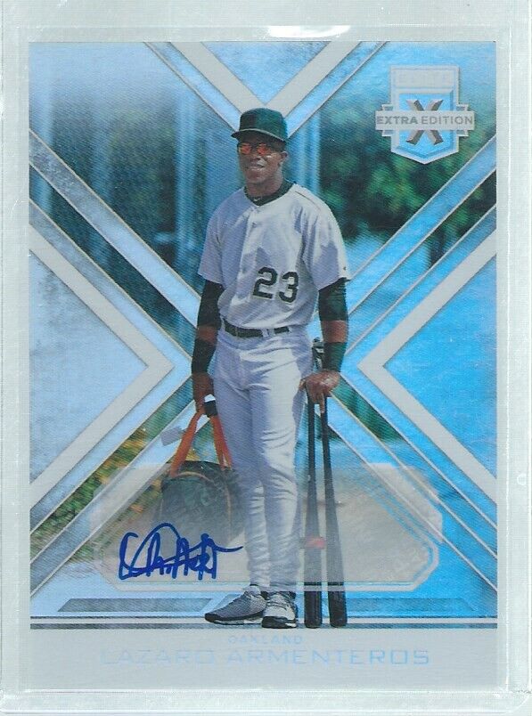 LAZARO ARMENTEROS 2016 PANINI ELITE EXTRA AUTO PROSPECT REFRACTOR