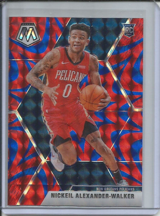 NICKEIL ALEXANDER-WALKER 2019-20 PANINI MOSAIC REACTIVE BLUE PRIZM ROOKIE RC