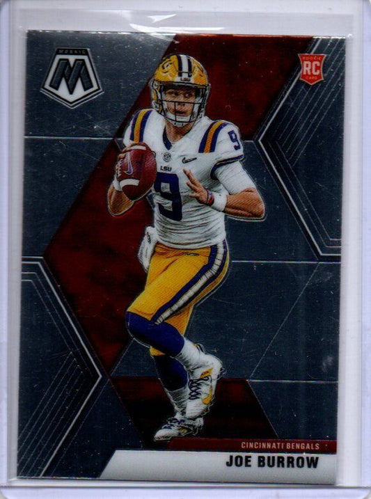 JOE BURROW 2020 PANINI MOSAIC SHORT PRINT SP PHOTO VARIATION ROOKIE RC #201