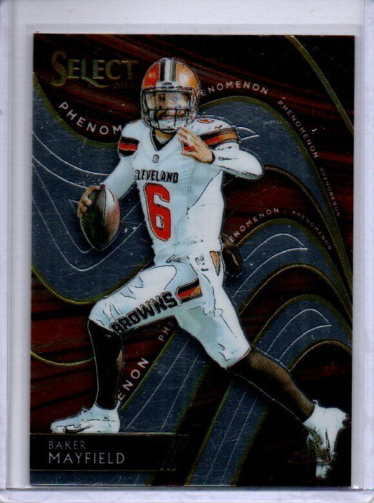 BAKER MAYFIELD 2018 PANINI SELECT PHENOMENON ROOKIE RC #PH-9
