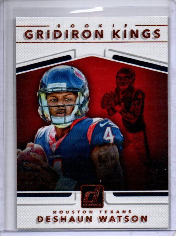 DESHAUN WATSON 2017 PANINI DONRUSS ROOKIE GRIDIRON KINGS RC #12