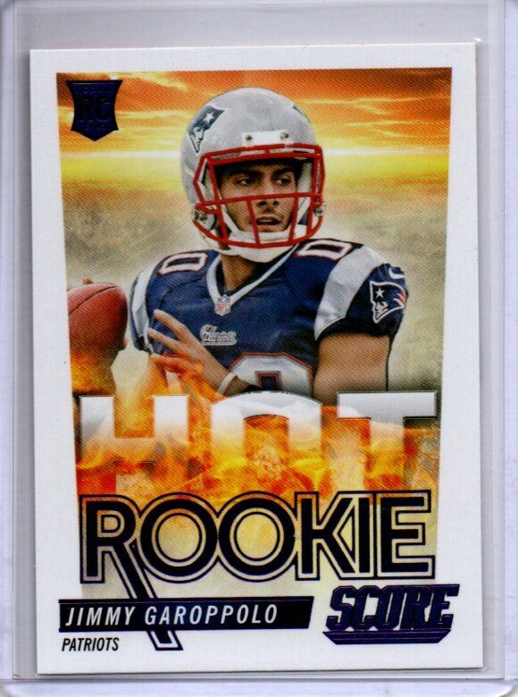 JIMMY GAROPPOLO 2014 PANINI SCORE PURPLE HOT ROOKIE SP RC #11