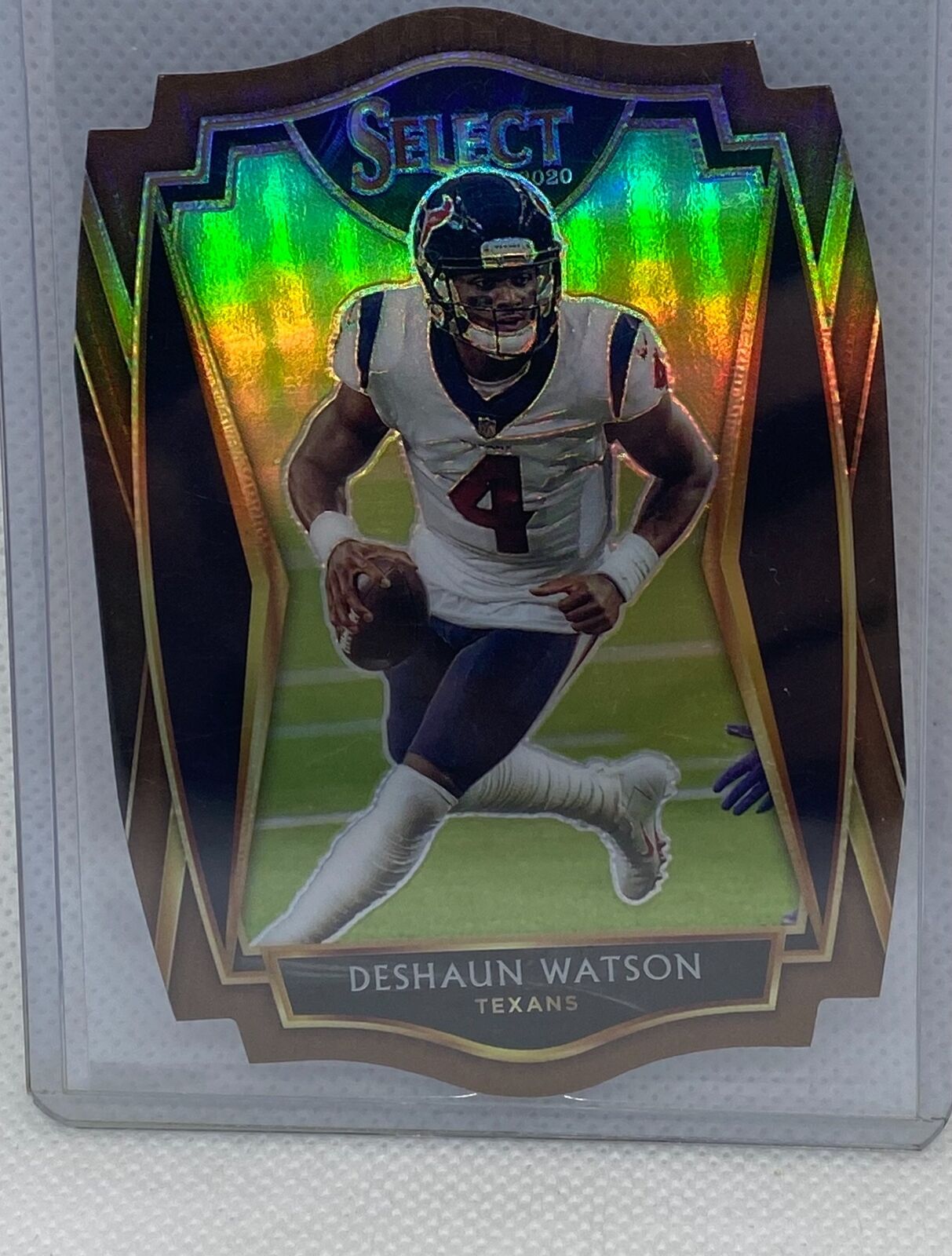 DESHAUN WATSON 2020 PANINI SELECT PREMIER LEVEL BRONZE PRIZM DIE CUT #D 74/355
