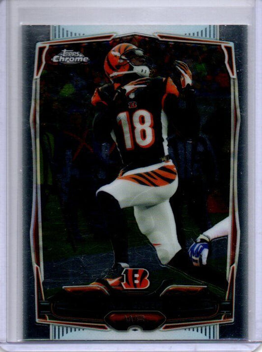 A.J. GREEN 2014 TOPPS CHROME SP PHOTO VARIATION SHORT PRINT VARIANT  #45