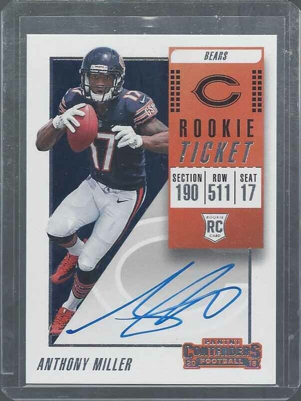 ANTHONY MILLER 2018 CONTENDERS ROOKIE TICKET TRUE RC AUTO #120