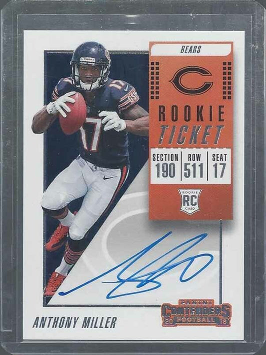ANTHONY MILLER 2018 CONTENDERS ROOKIE TICKET TRUE RC AUTO #120
