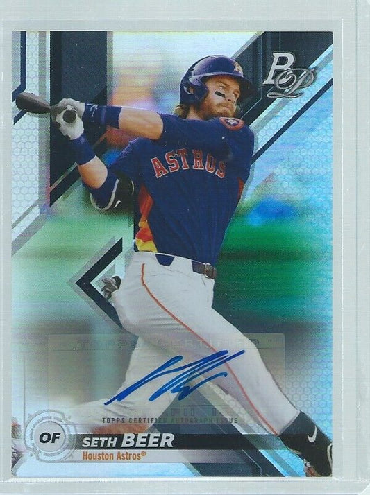 SETH BEER 2019 BOWMAN PLATINUM AUTO PROSPECT
