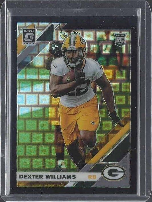 DEXTER WILLIAMS 2019 DONRUSS OPTIC BLACK PANDORA PRIZM ROOKIE RC #D 20/25