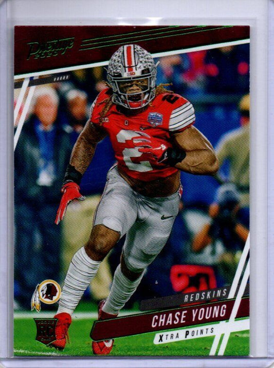 CHASE YOUNG 2020 PANINI PRESTIGE GREEN XTRA POINTS ROOKIE RC #220