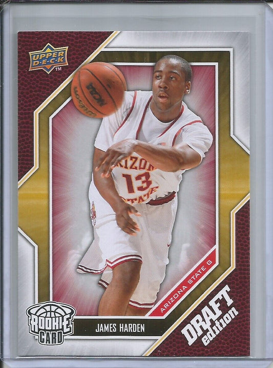 JAMES HARDEN 2009-10 UPPER DECK DRAFT EDITION ROOKIE RC #40
