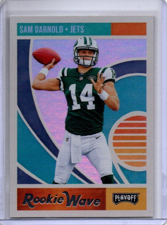 SAM DARNOLD 2018 PANINI PLAYOFF ROOKIE WAVE ROOKIE RC #11