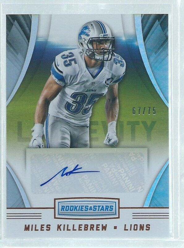 MILES KILLEBREW 2016 PANINI ROOKIES & STARS LONGEVITY AUTO RC #D 67/75