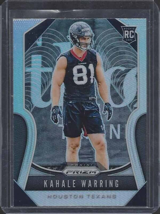 KAHALE WARRING 2019 PANINI PRIZM SILVER PRIZMS ROOKIE RC SP #394