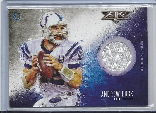 ANDREW LUCK 2014 TOPPS FIRE COLTS JERSEY