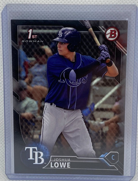JOSHUA LOWE 2016 TOPPS 1ST BOWMAN PROSPECT BLACK #D 120/499