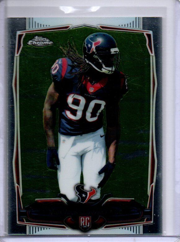 JADEVEON CLOWNEY 2014 TOPPS CHROME SP PHOTO VARIATION SHORT PRINT VARIANT RC 120