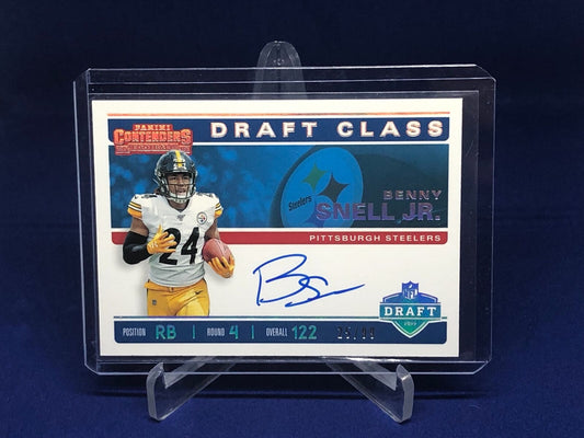 BENNY SNELL JR 2019 PANINI CONTENDERS DRAFT CLASS ON CARD AUTO RC #D 25/99