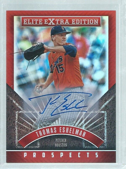 THOMAS ESHELMAN 2015 ELITE EXTRA EDITION ON CARD AUTO PROSPECT