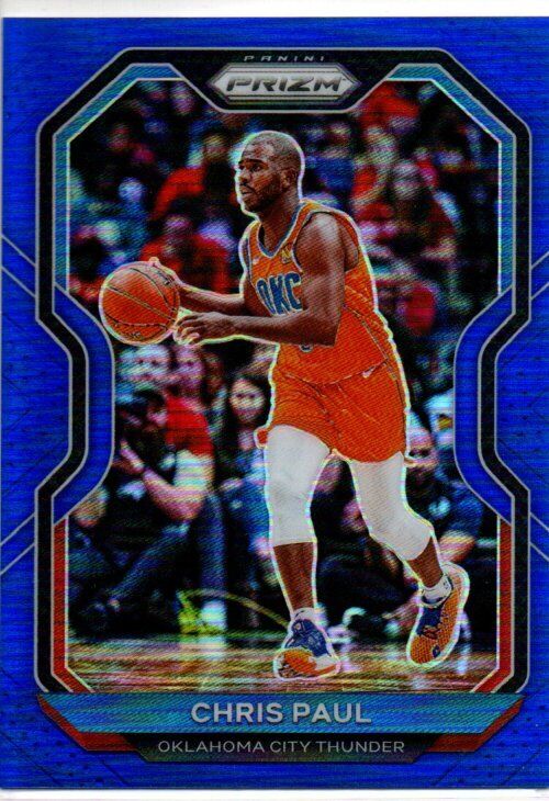 CHRIS PAUL 2020-21 PANINI PRIZM BLUE PRIZMS #D 75/199
