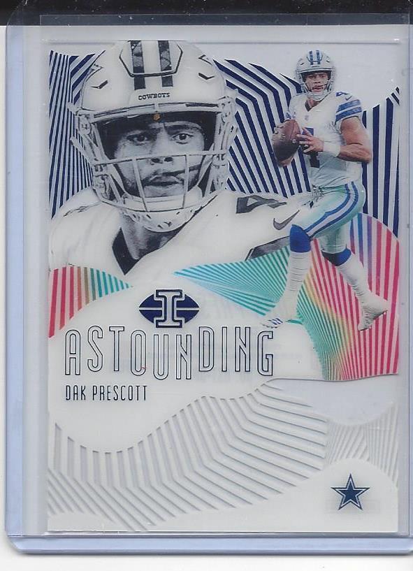 DAK PRESCOTT 2019 PANINI ILLUSIONS ASTOUNDING BLUE #D 254/299