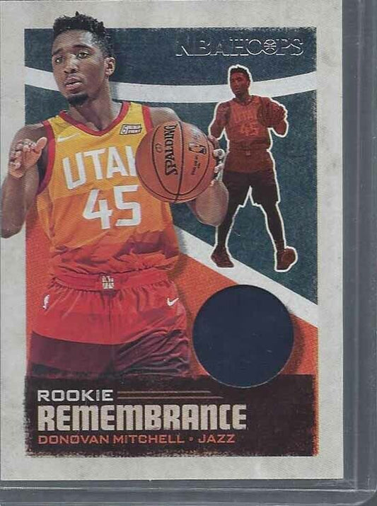 DONOVAN MITCHELL 2019-20 NBA HOOPS ROOKIE REMEMBRANCE JERSEY