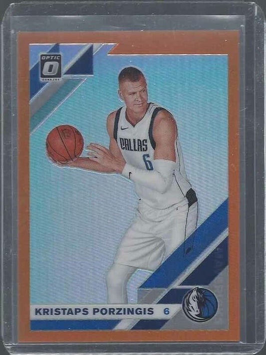 KRISTAPS PORZINGIS 2019-20 DONRUSS OPTIC ORANGE HOLO PRIZM #D 178/199