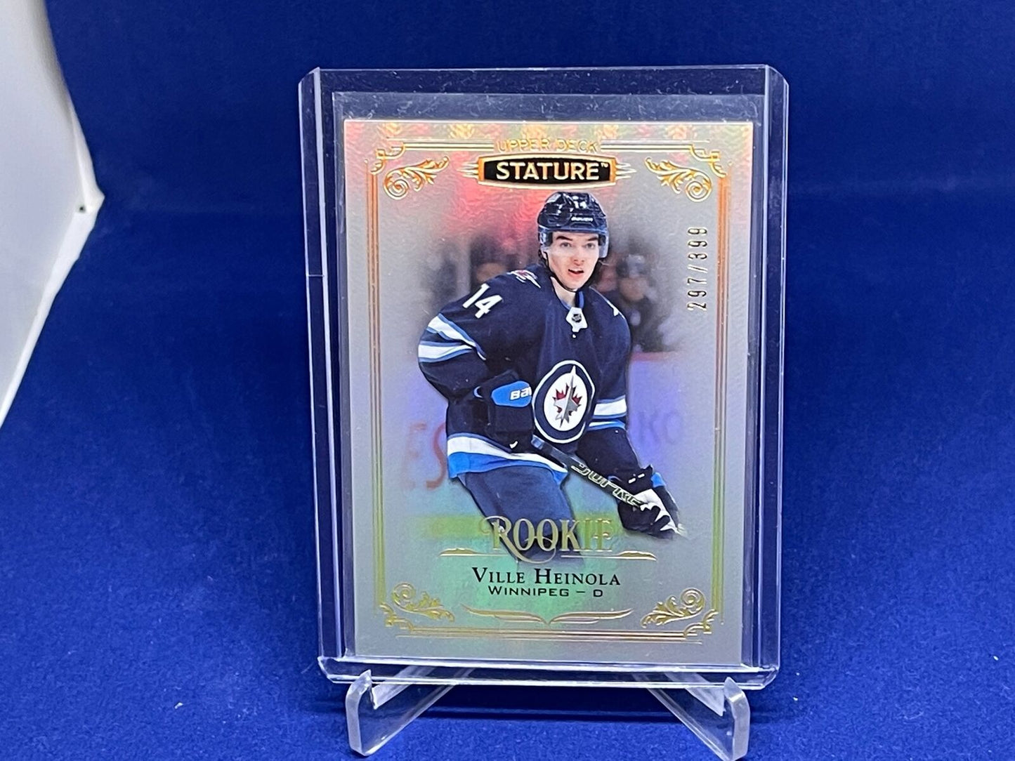 VILLE HEINOLA 2019-20 UPPER DECK STATURE ROOKIE RC #D 297/399