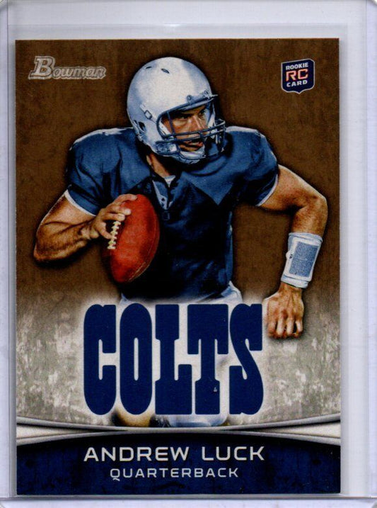 ANDREW LUCK 2012 TOPPS BOWMAN GOLD SP ROOKIE RC #150