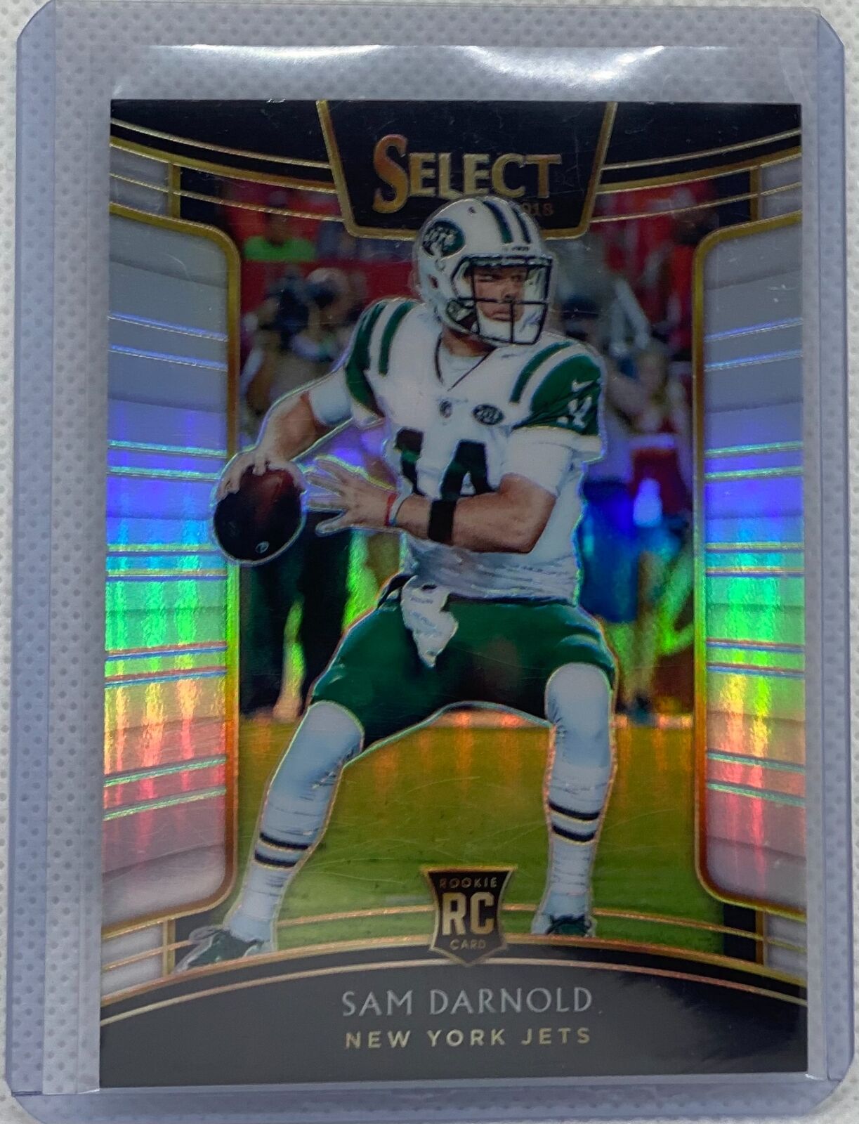 SAM DARNOLD 2018 PANINI SELECT SILVER PRIZM ROOKIE RC #18