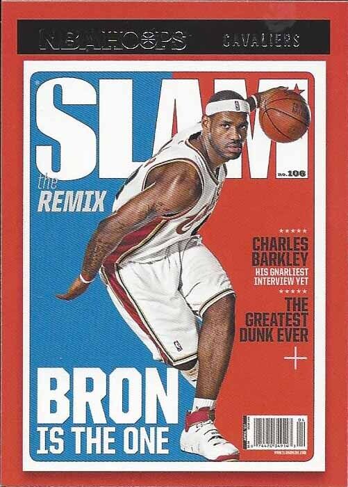 LEBRON JAMES 2020-21 NBA HOOPS SLAM RARE INSERT #2