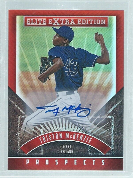 TRISTON MCKENZIE 2015 ELITE EXTRA EDITION ON CARD AUTO PROSPECTS