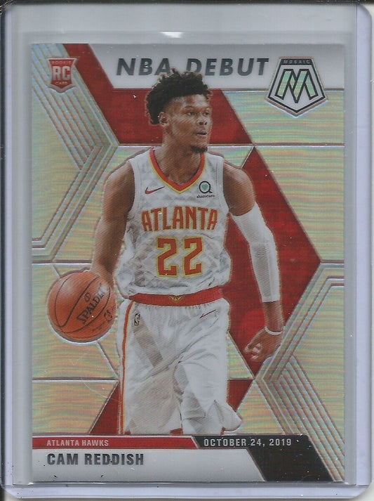 CAM REDDISH 2019-20 PANINI MOSAIC NBA DEBUT SILVER PRIZM ROOKIE RC HAWKS #271