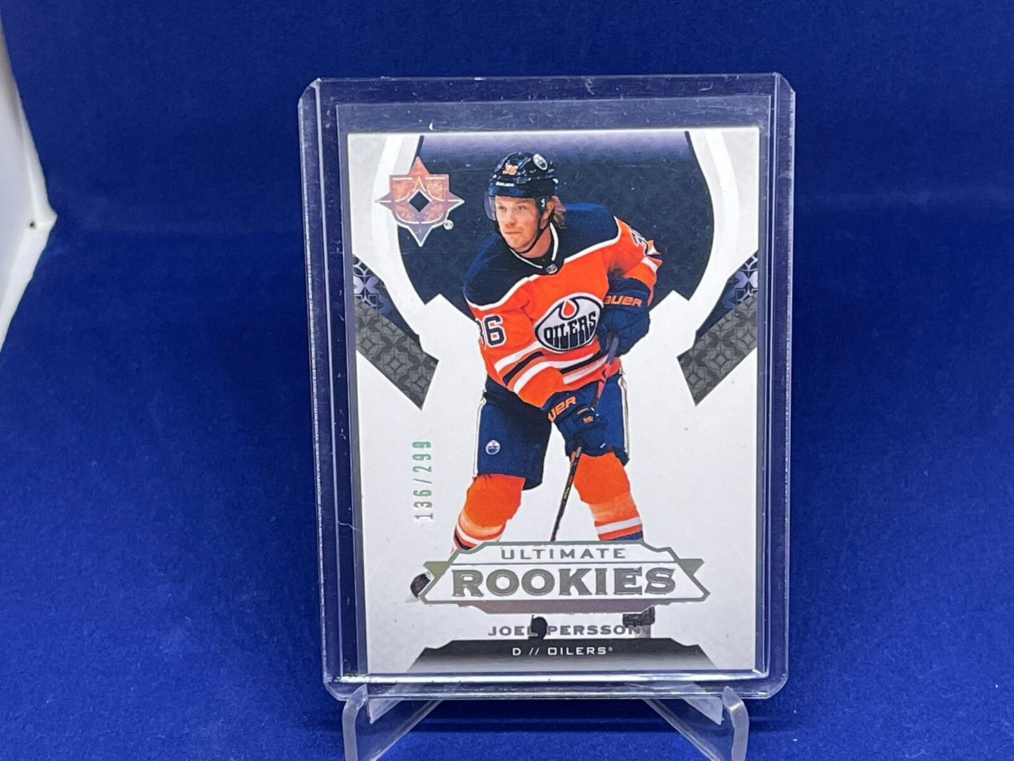 JOEL PERSSON 2019-20 UPPER DECK ULTIMATE COLLECTION ROOKIE RC #D 136/299