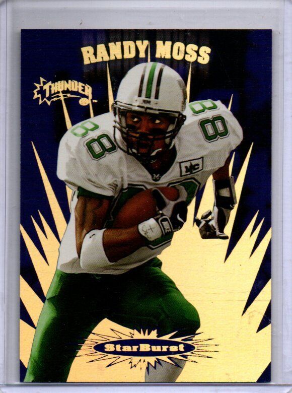 RANDY MOSS 1998 SKYBOX THUNDER STARBURST ROOKIE RC #7
