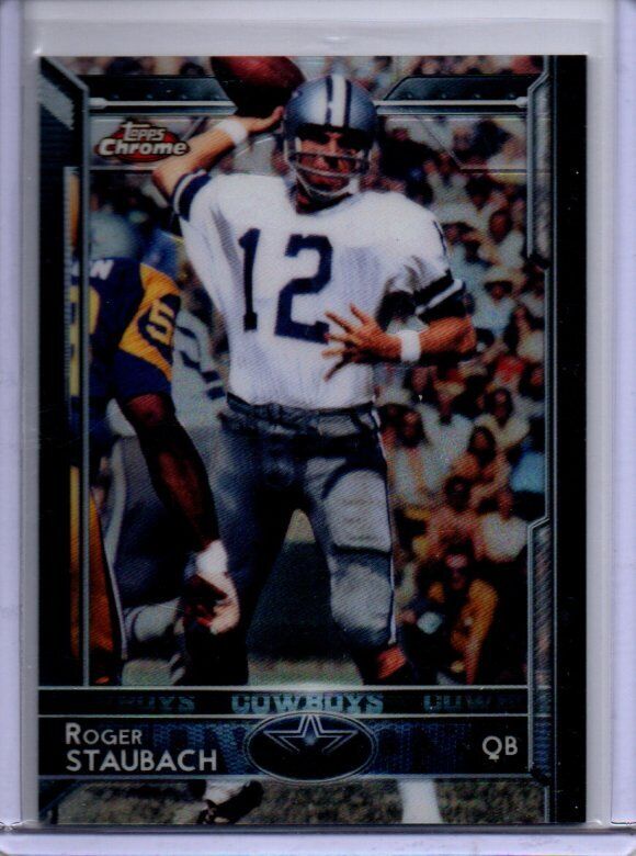 ROGER STAUBACH 2015 TOPPS CHROME SP PHOTO VARIATION SHORT PRINT #6