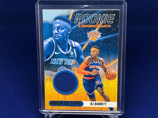 RJ BARRETT 2020-21 PANINI NBA HOOPS REMEMBRANCE JERSEY RELIC