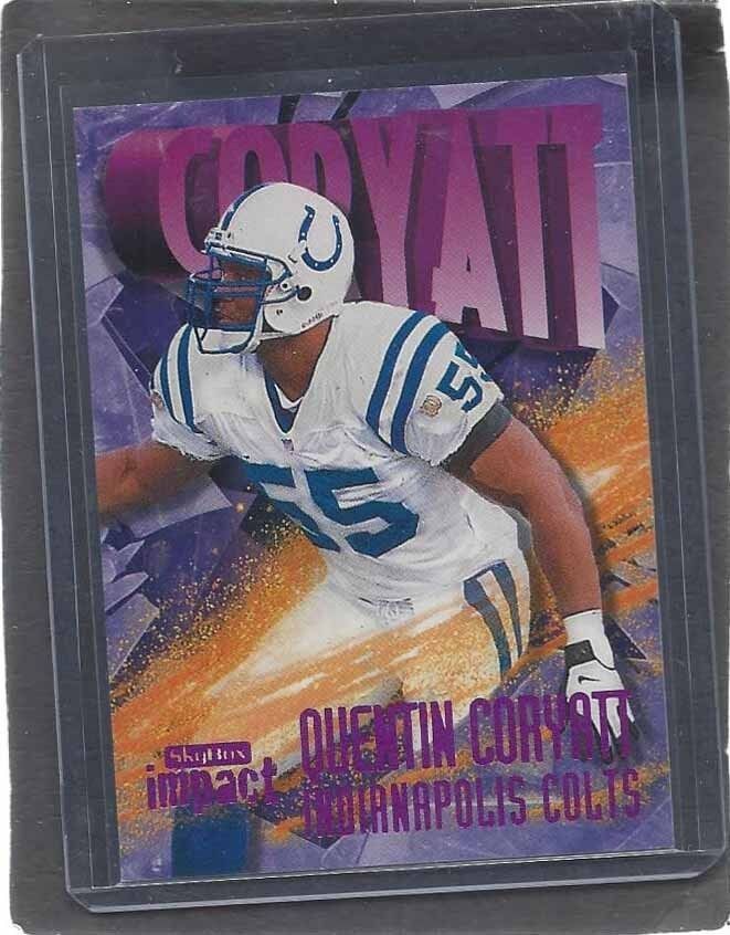 QUENTIN CORYATT 1997 SKYBOX IMPACT RAVE #D 63/150