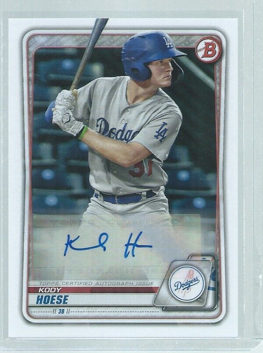 KODY HOESE 2020 BOWMAN AUTO PROSPECT