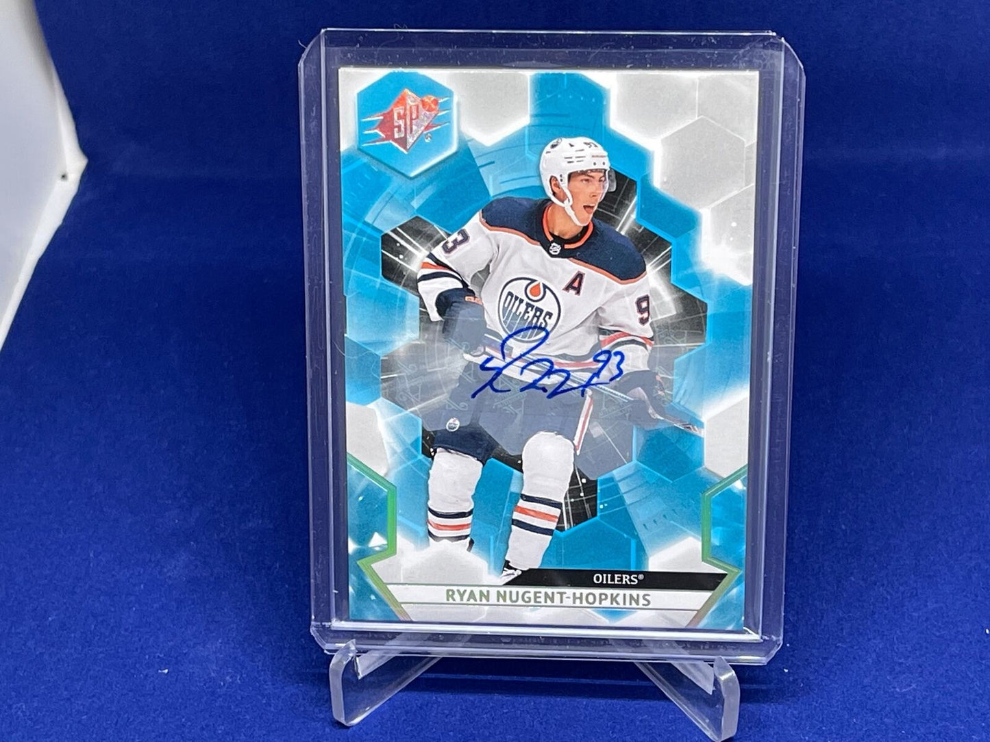 RYAN NUGENT-HOPKINS 2020-21 UPPER DECK SPX AUTOGRAPH # 8