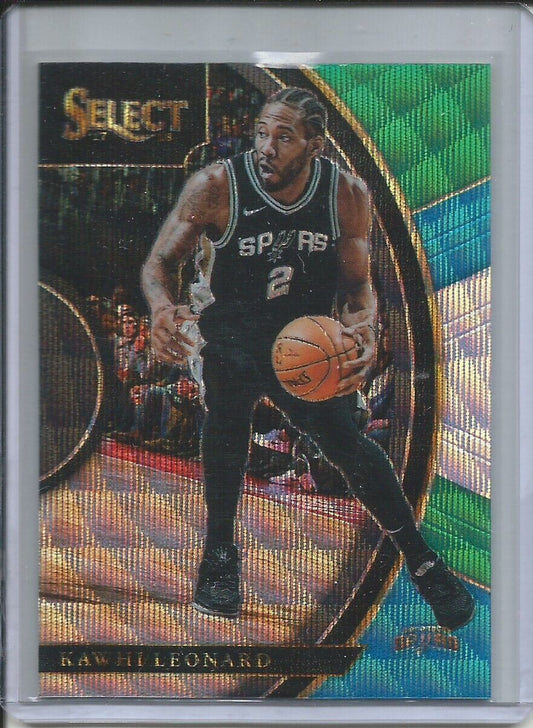 KAWHI LEONARD 2017-18 Panini Select Tri Color PRIZM