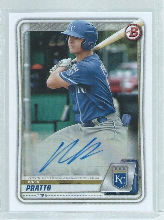 NICK PRATTO 2020 BOWMAN AUTO PROSPECT