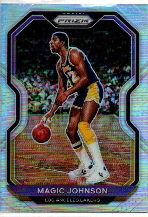 MAGIC JOHNSON 2020-21 PANINI PRIZM SILVER PRIZMS #219