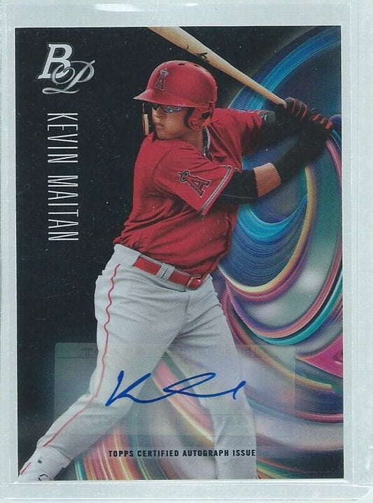 KEVIN MAITAN 2018 BOWMAN PLATINUM AUTO PROSPECT