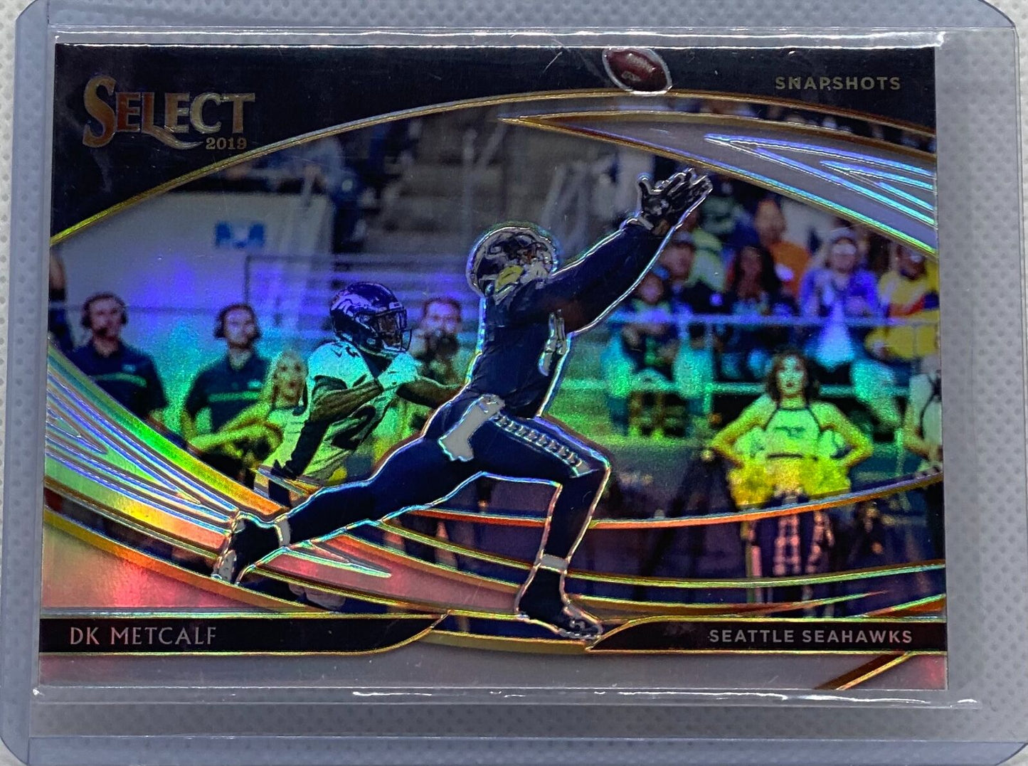 DK METCALF 2019 PANINI SELECT SNAPSHOTS SILVER PRIZM RC #11