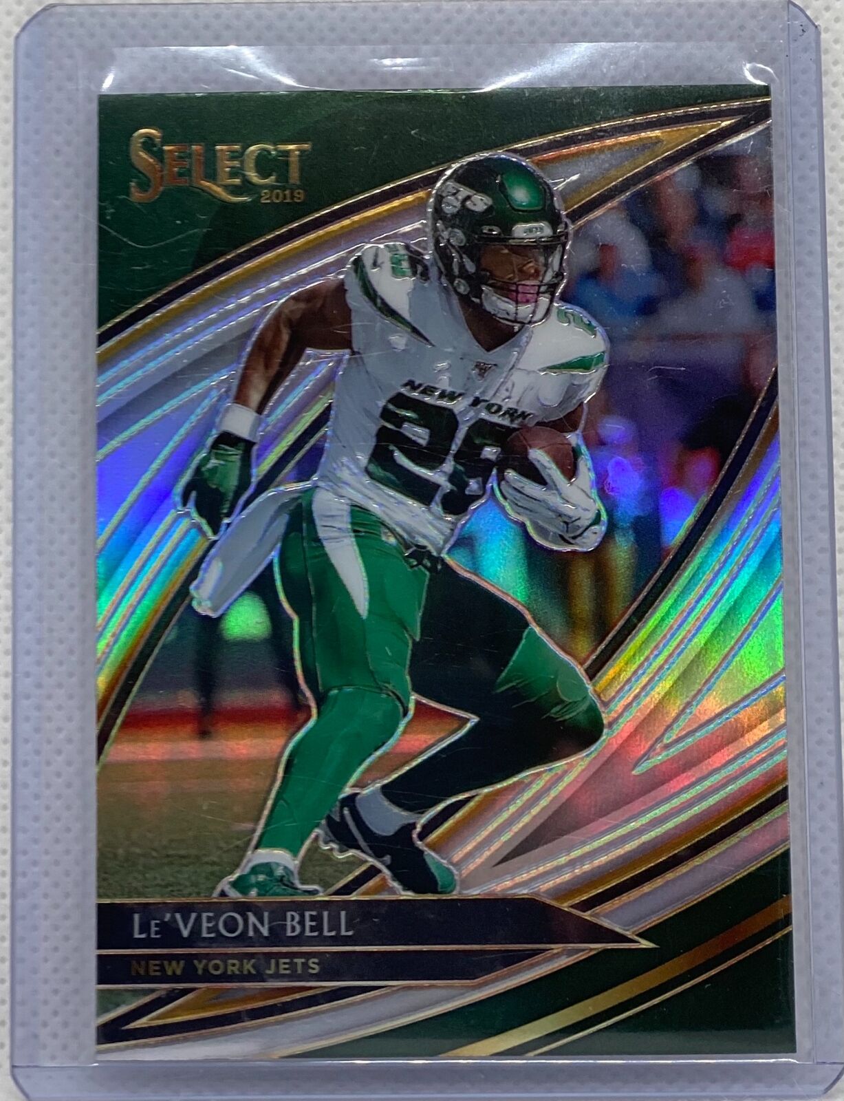 LE'VEON BELL 2019 PANINI SELECT SILVER FIELD LEVEL PRIZM #245
