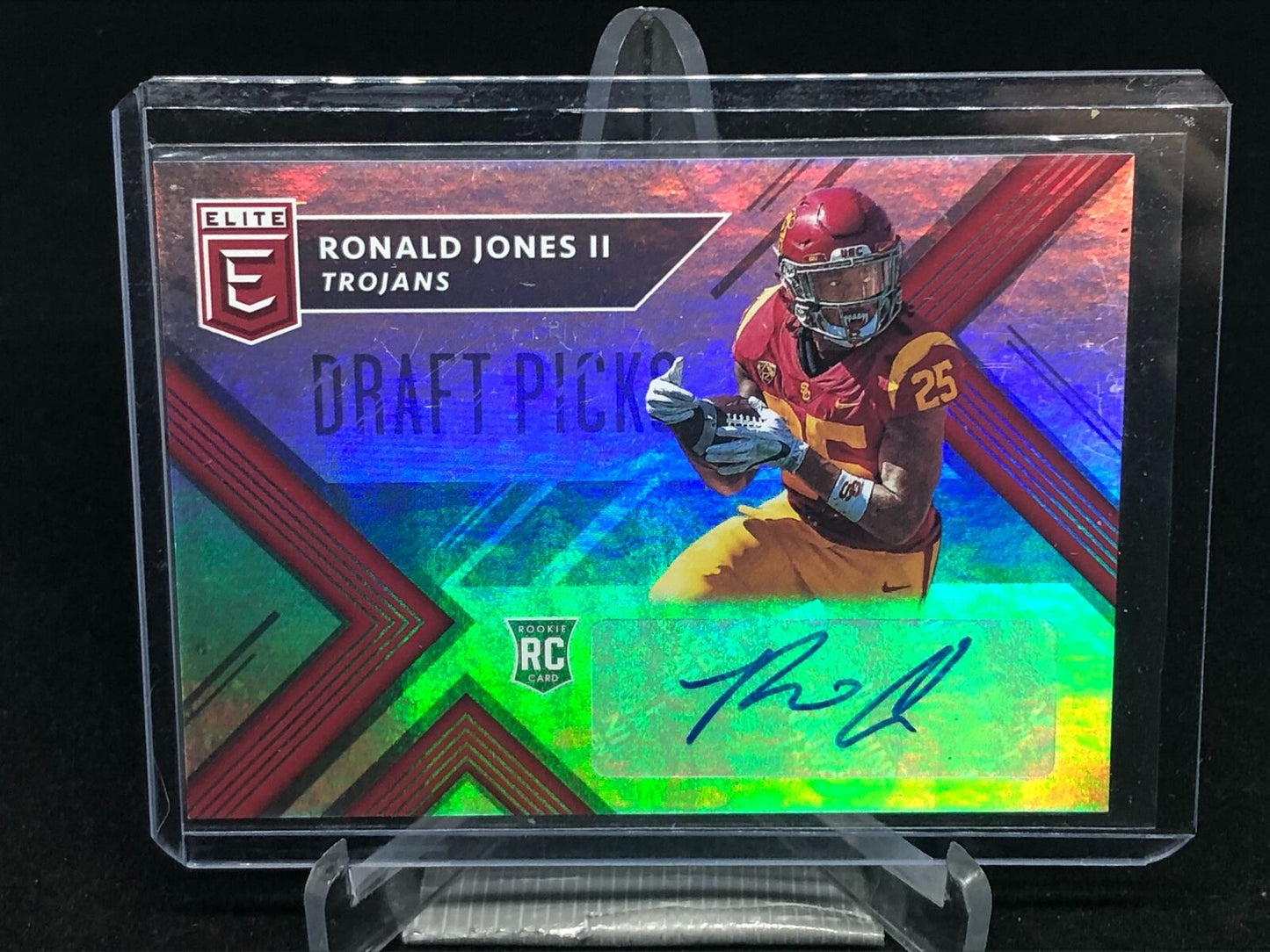 RONALD JONES II 2018 PANINI ELITE DRAFT PICKS AUTO RC # 113